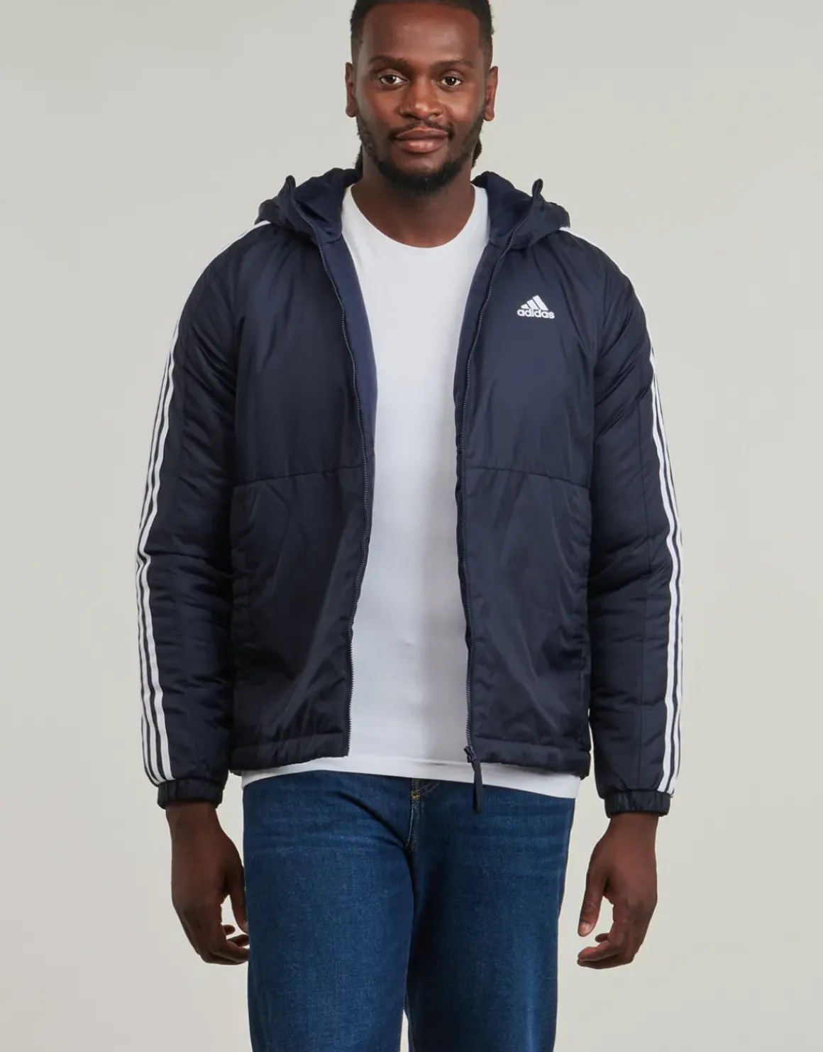 Adidas Sportswear - Essentials 3-Stripes Insulated Hooded Jacket