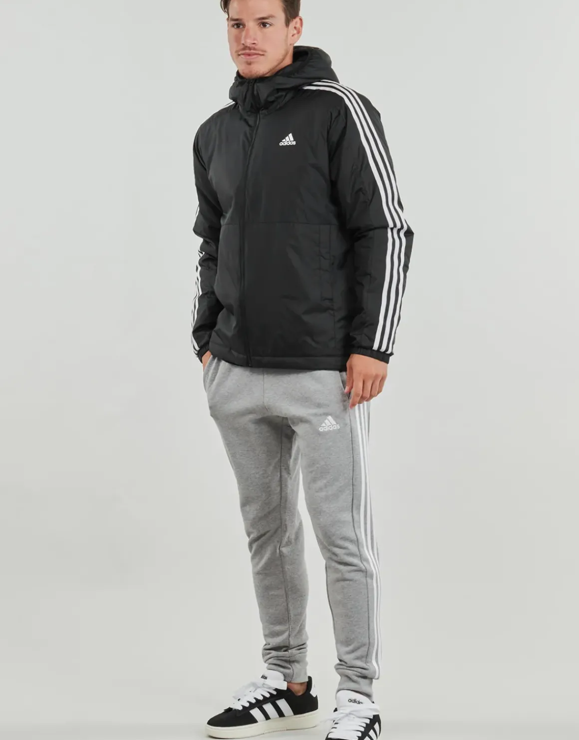Adidas Sportswear - Essentials 3-Stripes Insulated Hooded Jacket