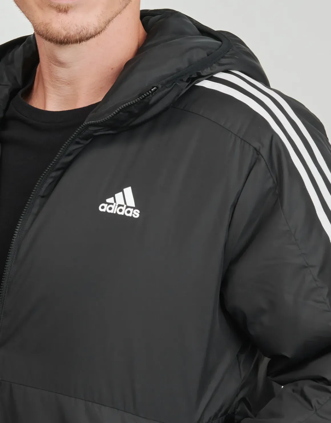 Adidas Sportswear - Essentials 3-Stripes Insulated Hooded Jacket