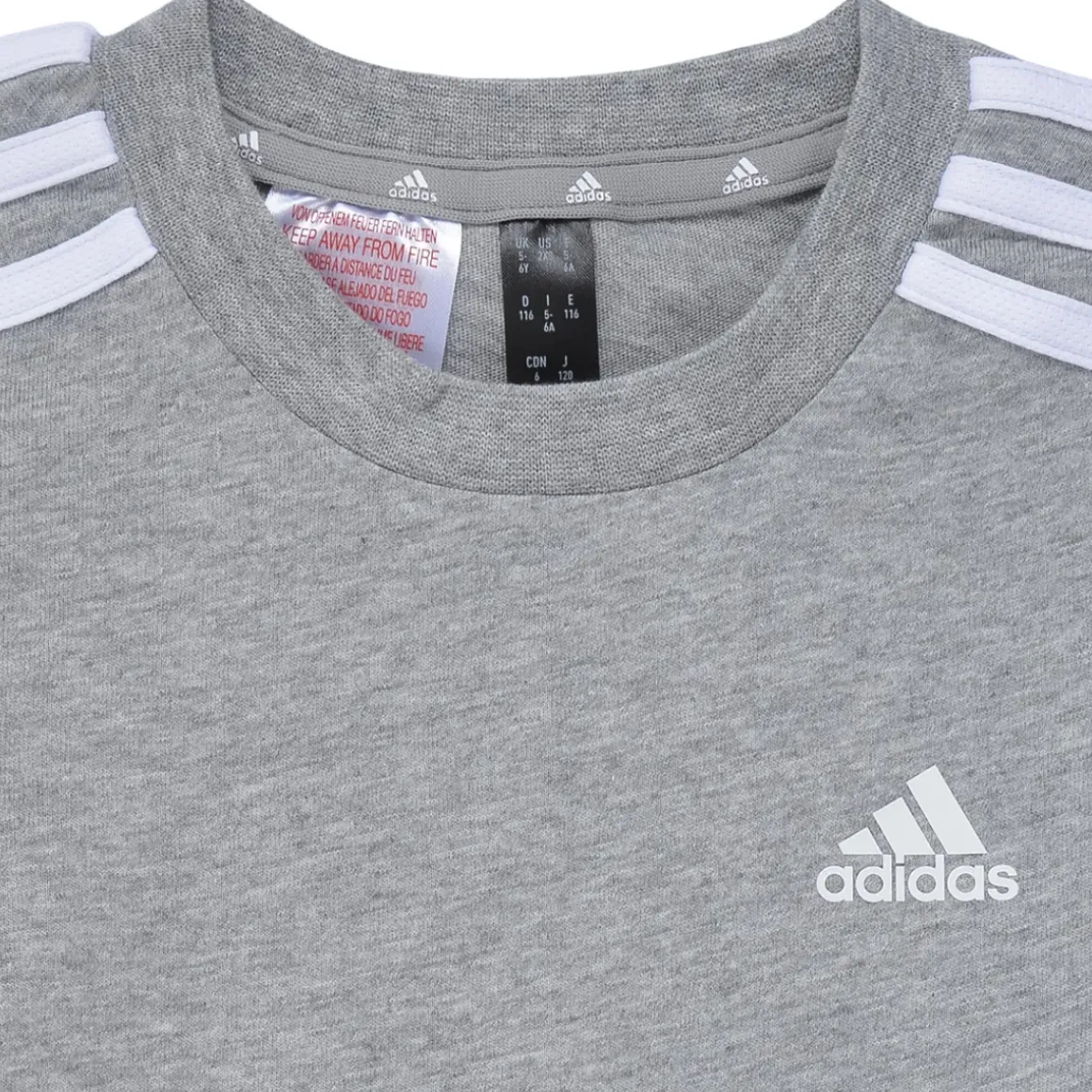 Adidas Sportswear - Essentials 3-Stripes Tee and Shorts Set