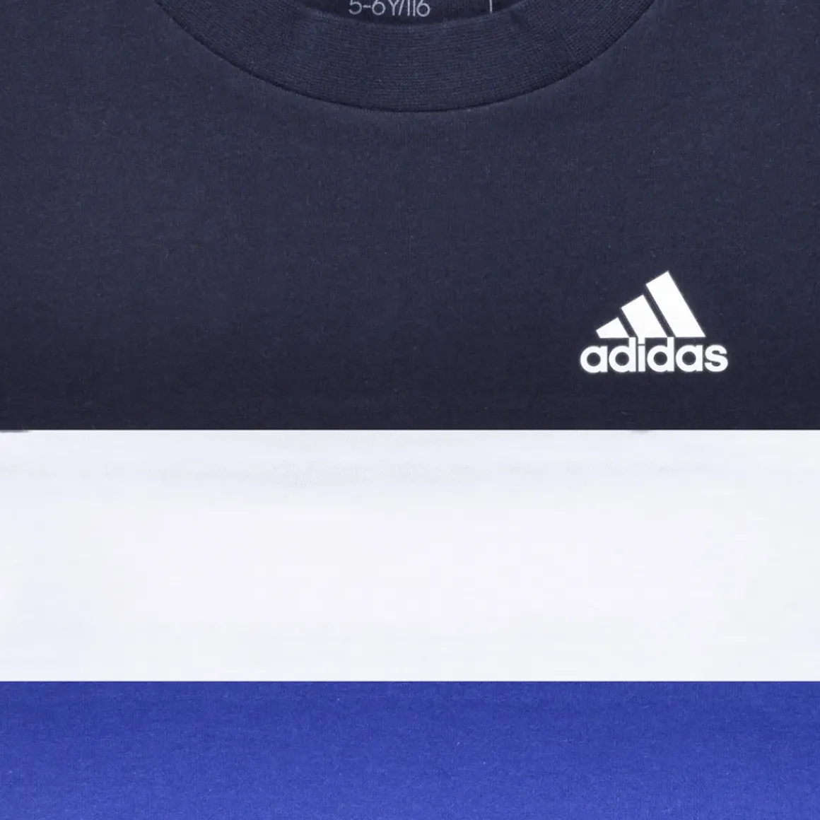 Adidas Sportswear - Tiberio 3-Stripes Colorblock Cotton T-Shirt