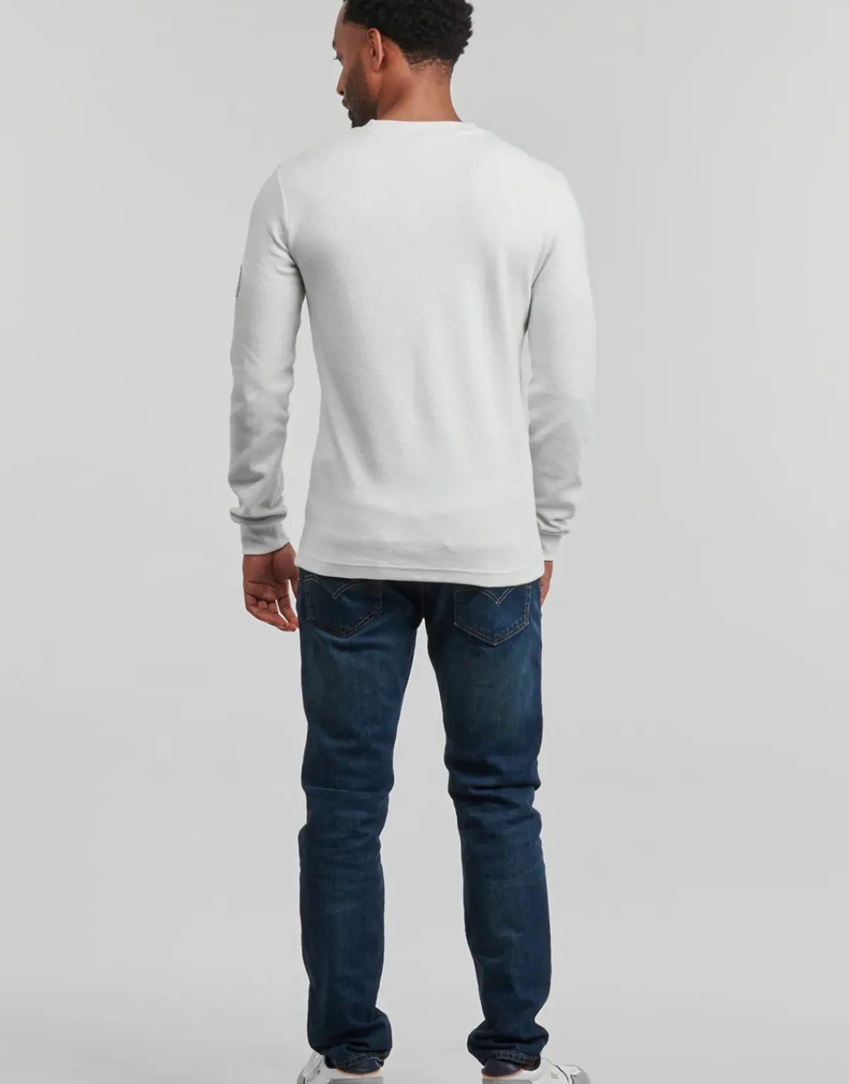 Calvin Klein Jeans - BADGE WAFFLE LS TEE