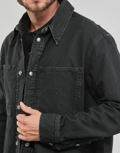 Calvin Klein Jeans - CANVAS RELAXED LINEAR SHIRT