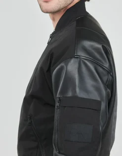 Calvin Klein Jeans - FAUX LEATHER BOMBER JACKET