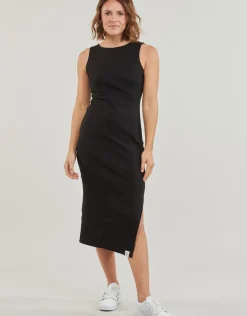 Calvin Klein Jeans - SEAMING LONG RIB DRESS