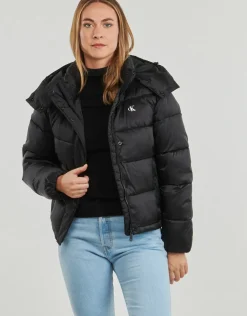 Calvin Klein Jeans - SHINY MONOLOGO ND SHORT PUFFER