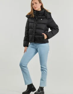 Calvin Klein Jeans - SHINY MONOLOGO ND SHORT PUFFER