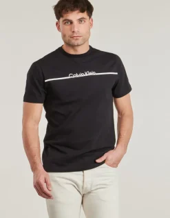 Calvin Klein Jeans - SPLIT LINE LOGO T-SHIRT