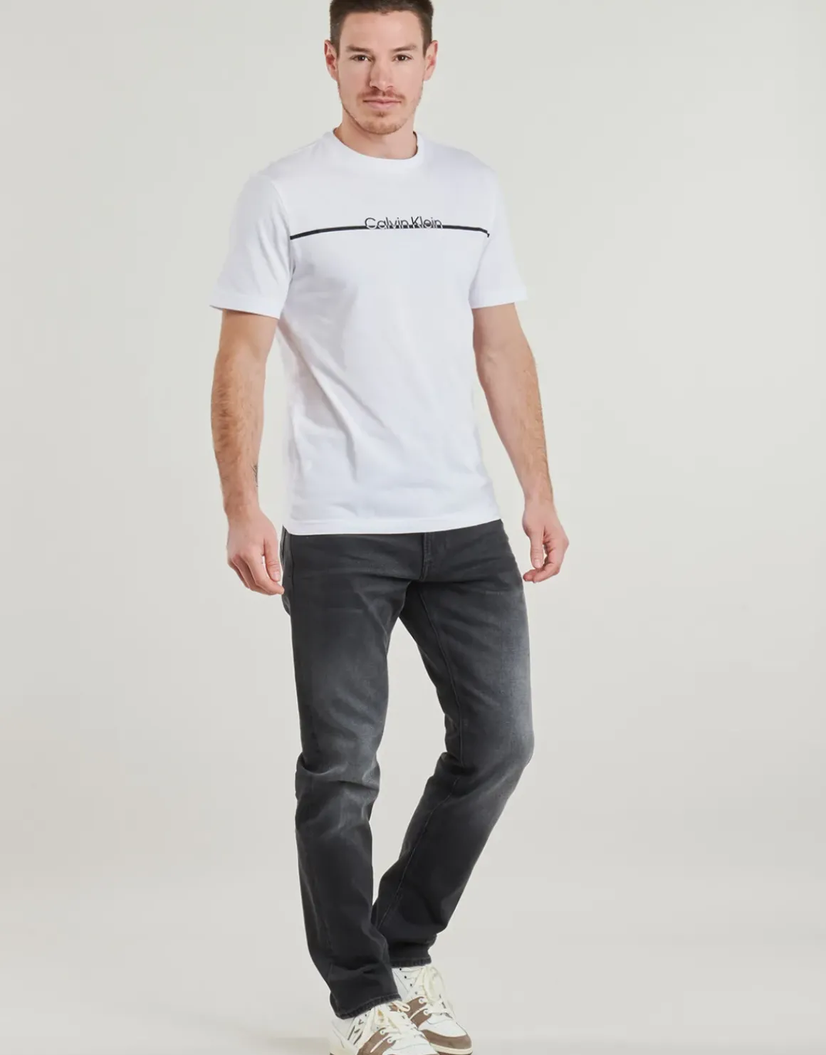 Calvin Klein Jeans - SPLIT LINE LOGO T-SHIRT