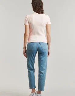 Calvin Klein Jeans - WOVEN LABEL RIB FITTED TEE