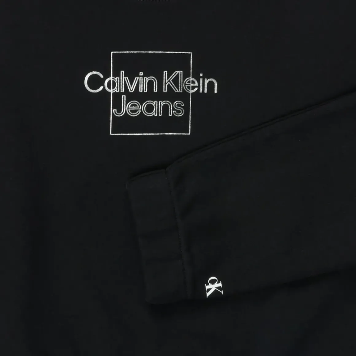 Calvin Klein Jeans - METALLIC BOX LOGO SWEATSHIRT