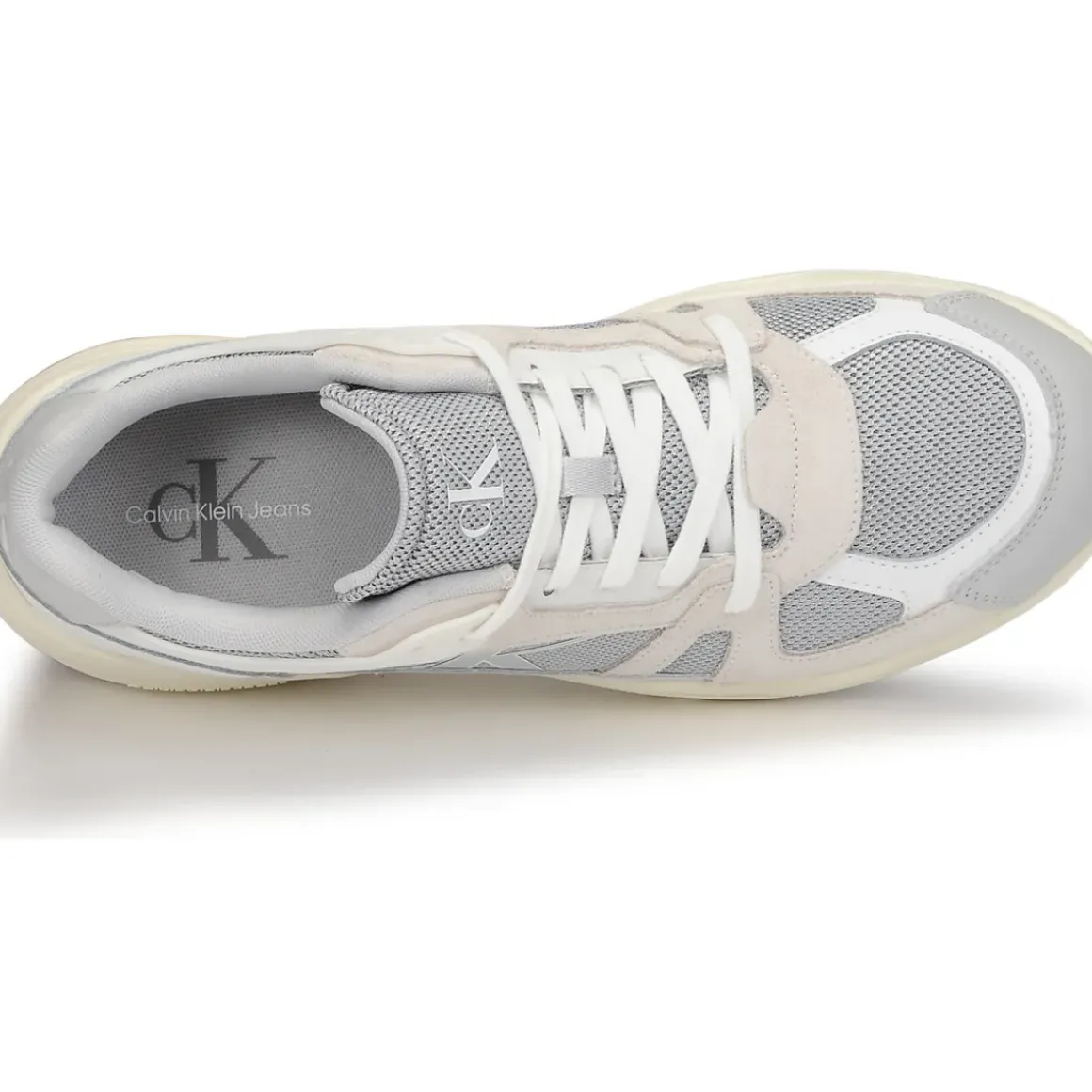 Calvin Klein Jeans - RETRO TENNIS LACEUP MIX LTH