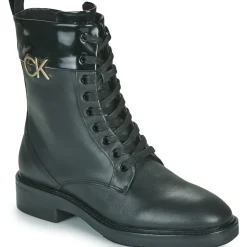 Calvin Klein Jeans - RUBBER SOLE COMBAT BOOT W/HW