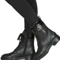 Calvin Klein Jeans - RUBBER SOLE COMBAT BOOT W/HW