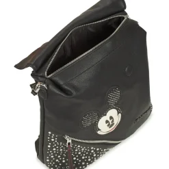 Desigual - BACK MICKEY STUDSTYLE JERSEYMAX PU BLACK