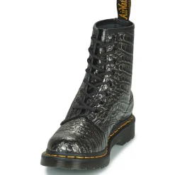 Dr. Martens - 1460 GUNMETAL WILD CROC EMBOSS