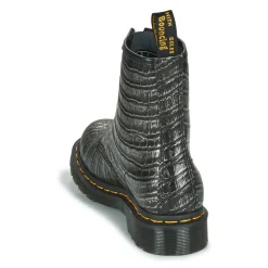 Dr. Martens - 1460 GUNMETAL WILD CROC EMBOSS