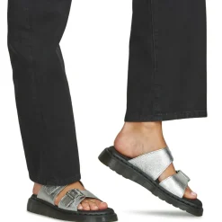 Dr. Martens - Josef Slide Silver Metallic Tumble