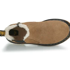 Dr. Martens - Leonore J Dark Khaki Bronx Suede