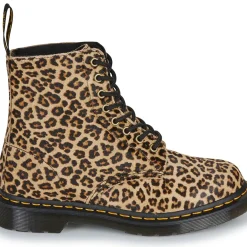 Dr. Martens - 1460 Pascal Light Tan Mini Leopard Spot Hair On
