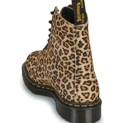 Dr. Martens - 1460 Pascal Light Tan Mini Leopard Spot Hair On