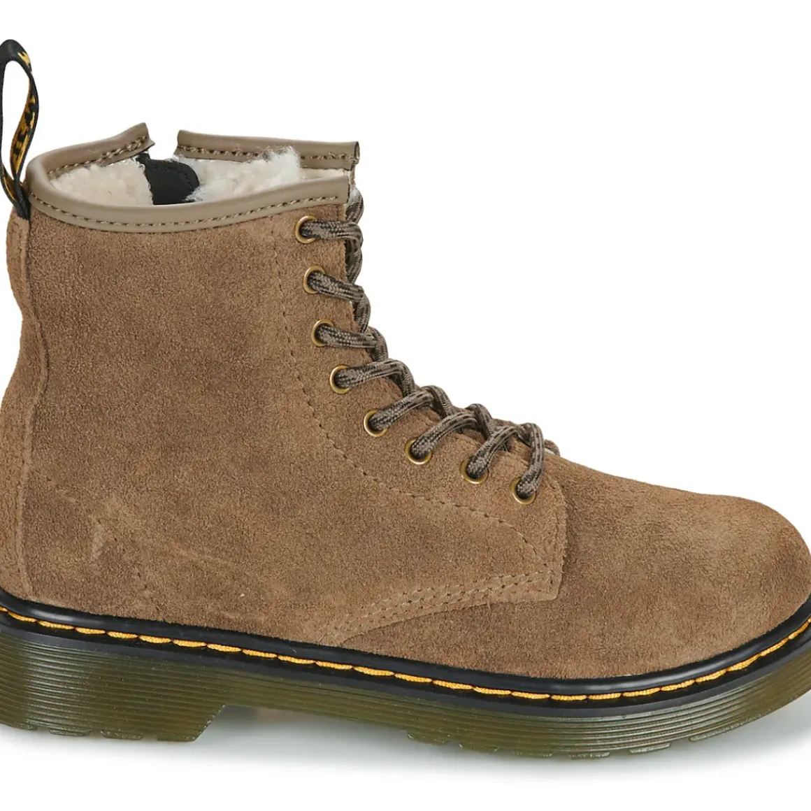 Dr. Martens - Serena J Dark Khaki Bronx Suede