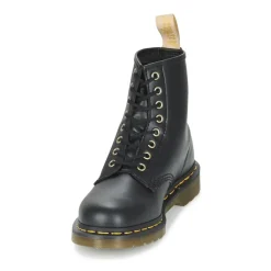 Dr. Martens - VEGAN 1460 BLACK FELIX RUB OFF