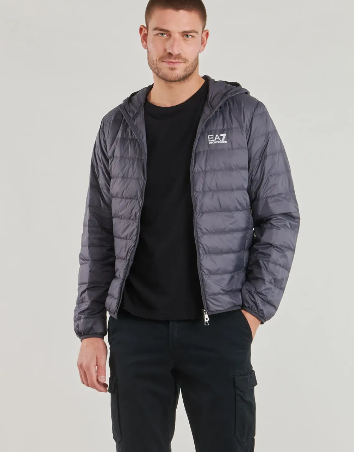 Emporio Armani EA7 - TRAIN CORE ID DOWN LIGHT JACKET HOODIE CC 8NPB24
