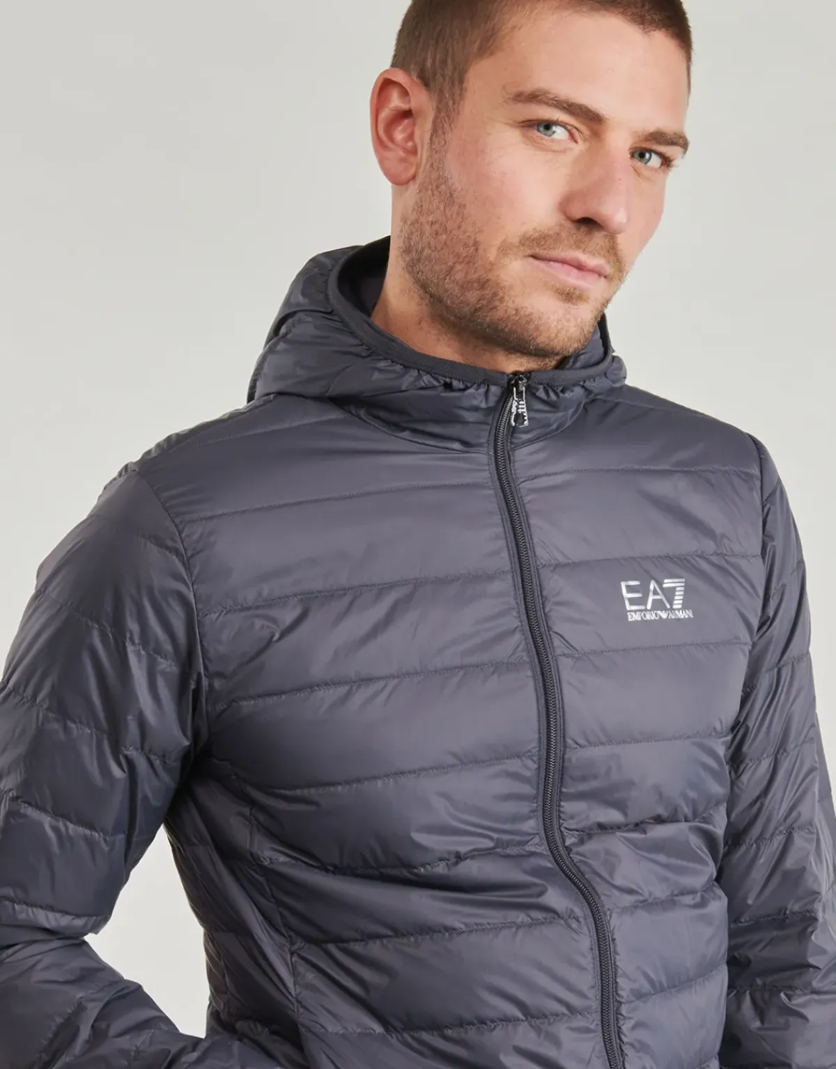 Emporio Armani EA7 - TRAIN CORE ID DOWN LIGHT JACKET HOODIE CC 8NPB24