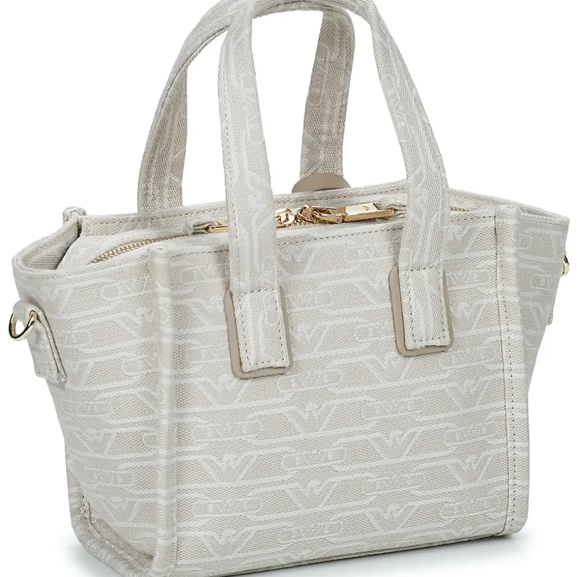 Emporio Armani - TOTE M CANVAS JAQUARD MONOGRAM