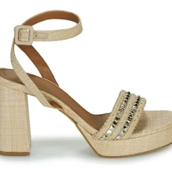 Exé Shoes - 619-ANCONA-RAFFIA--GOLD