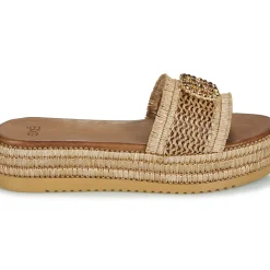 Exé Shoes - 549-HYDRA-RAFFIA-TAN