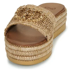 Exé Shoes - 549-HYDRA-RAFFIA-TAN