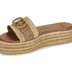 Exé Shoes - 549-HYDRA-RAFFIA-TAN