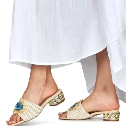 Exé Shoes - KATY-424-RAFFIA-