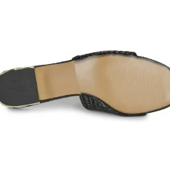 Exé Shoes - KATY-424-RAFFIA-BLACK
