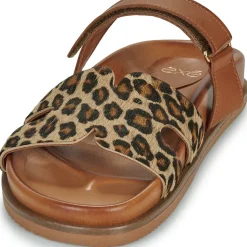Exé Shoes - 967-KIMOLOS-LEOPARD-TAN
