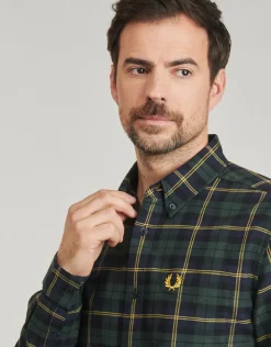 Fred Perry - OXFORD TARTAN SHIRT