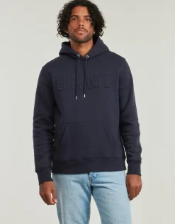 Gant - EMBOSSED SWEAT HOODIE