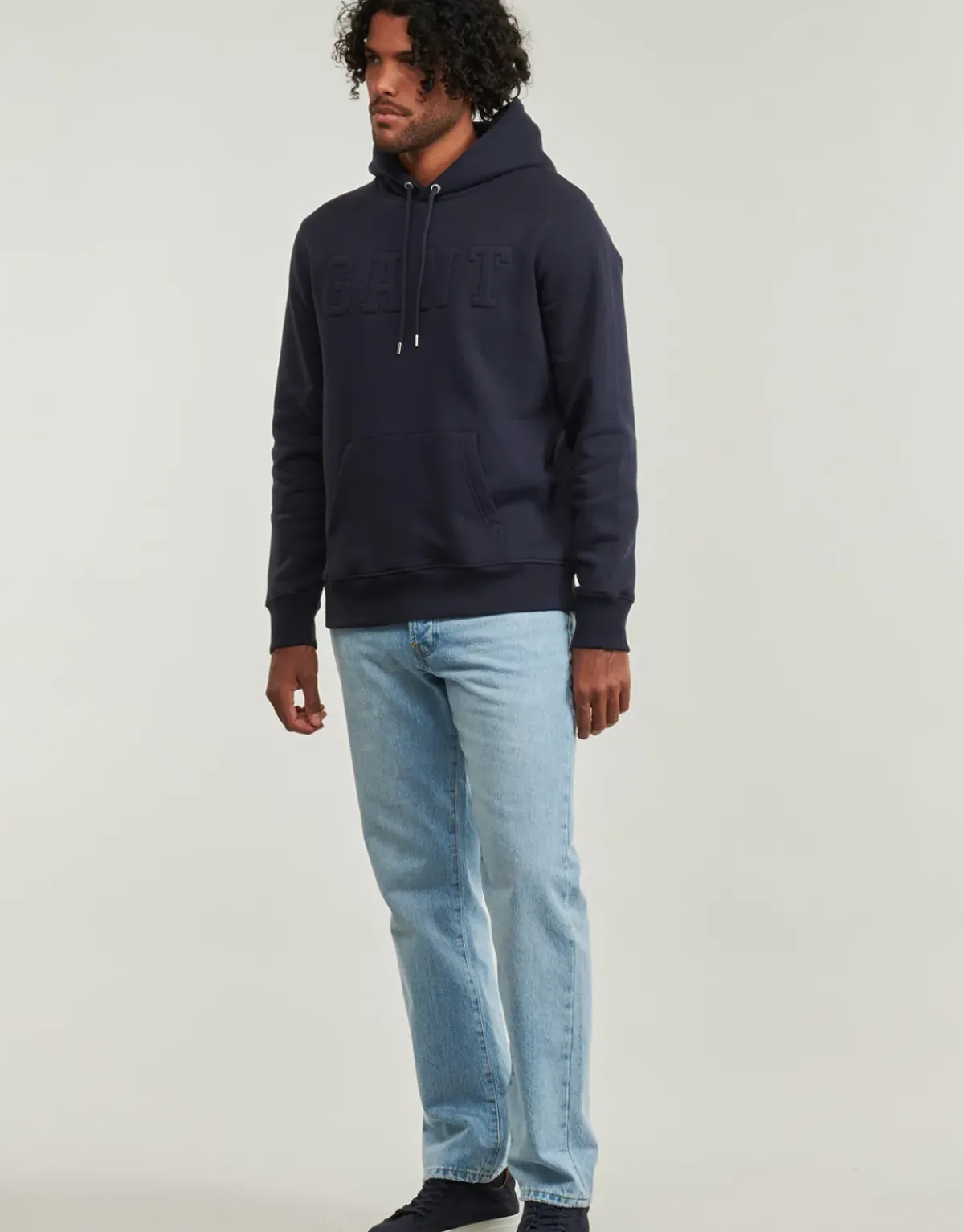 Gant - EMBOSSED SWEAT HOODIE