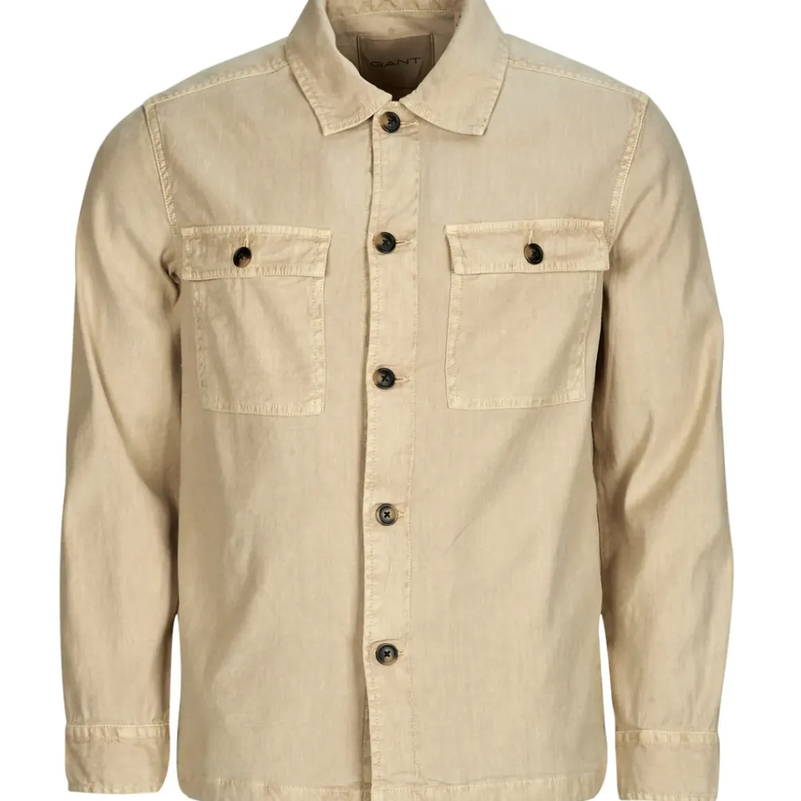 Gant - REG COT/LINEN OVERSHIRT
