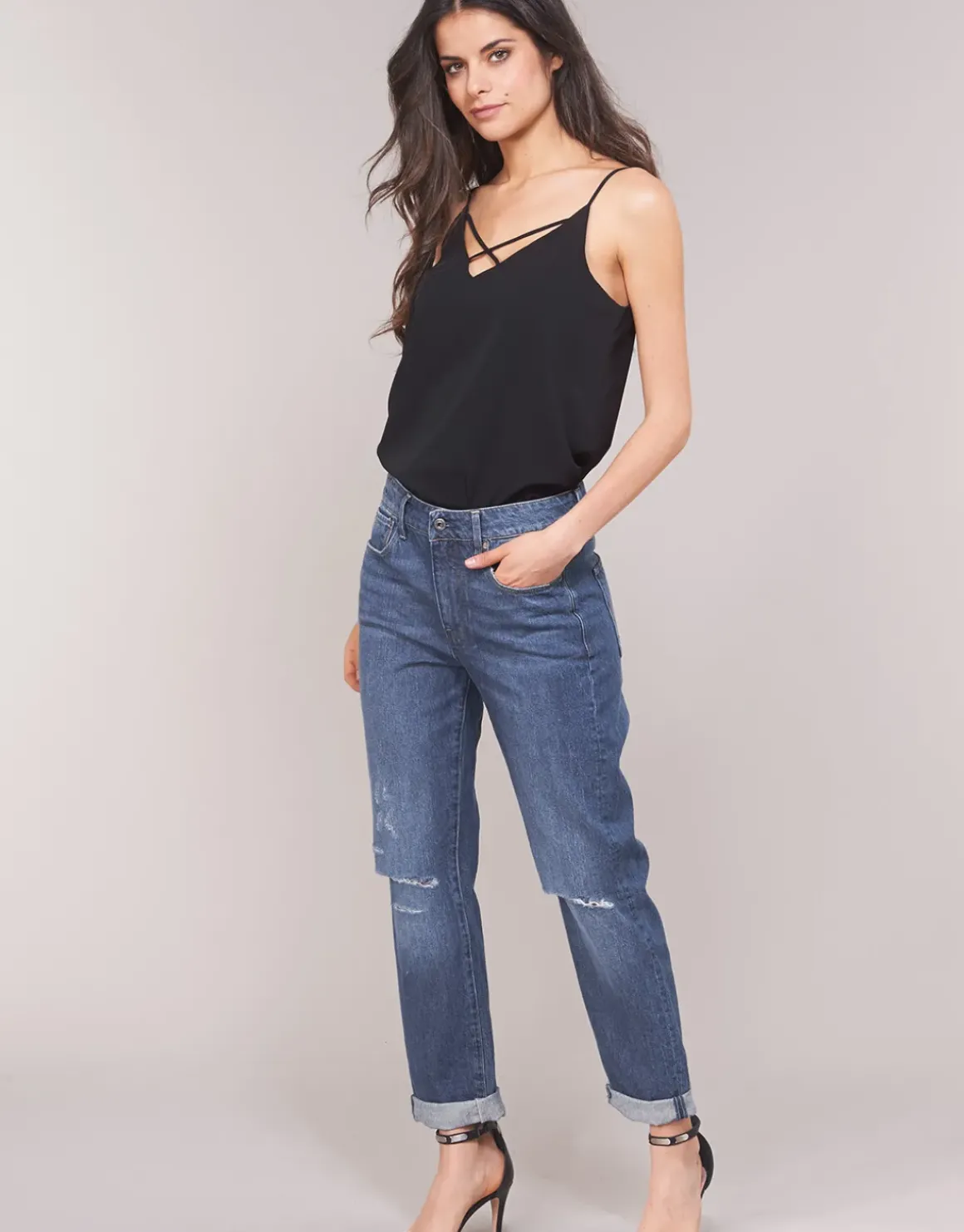 G-Star Raw - 3302 SADDLE MID BOYFRIEND