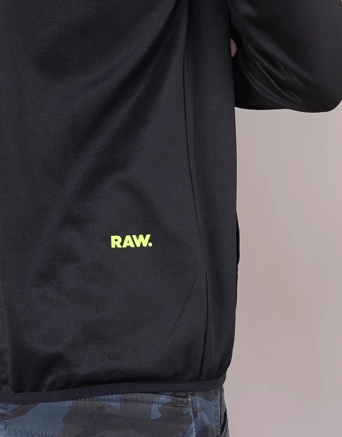 G-Star Raw - STRETT SLIM HOODED ZIP THRU SW L/S