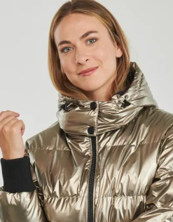 Guess - BICE METALLIC HOODIE PUFFER