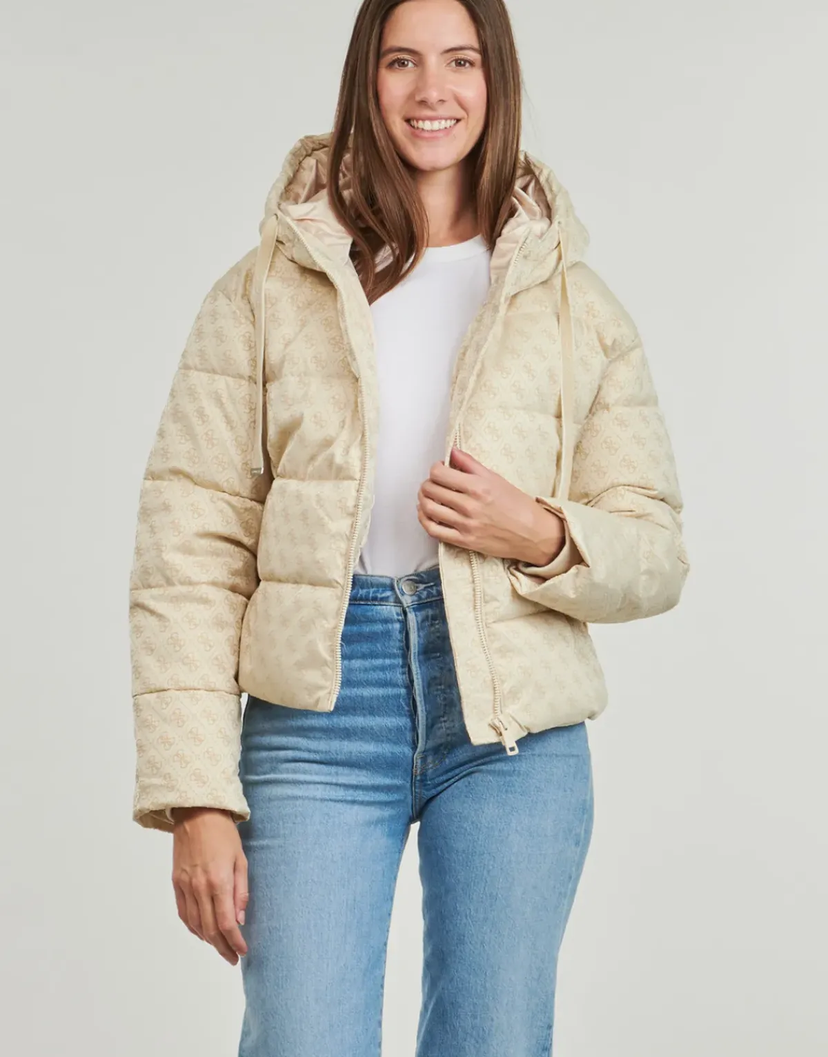 Guess - DAISY PUFFER LOGO FLOCK