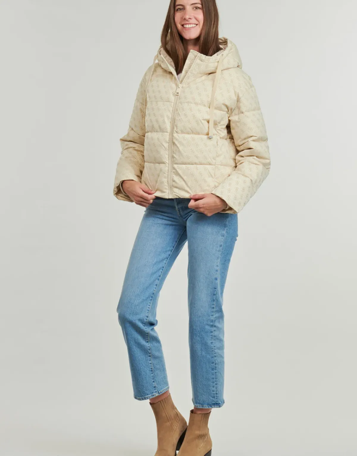 Guess - DAISY PUFFER LOGO FLOCK