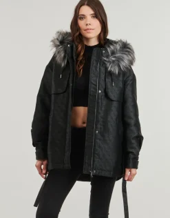 Guess - ELLY LOGO JACQUARD PARKA