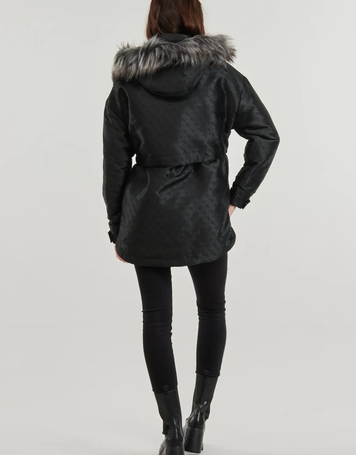 Guess - ELLY LOGO JACQUARD PARKA