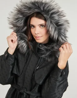 Guess - ELLY LOGO JACQUARD PARKA