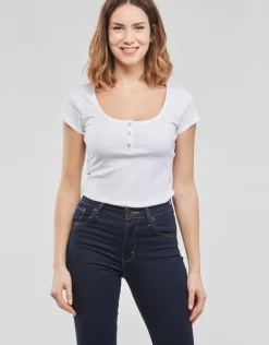 Guess - ES SS KARLEE JEWEL BTN HENLEY